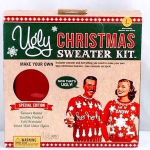 Ugly Christmas Sweater Womens Sweater DIY Ugly Christmas Sweater Kit Size XL